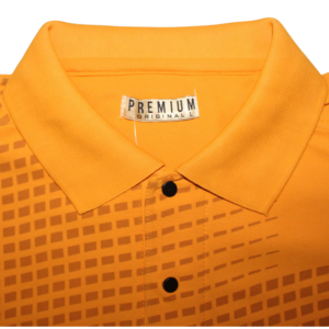 Mustard Yellow Polo T-Shirt for Men Front View - Premium Regular Fit Polo Shirt